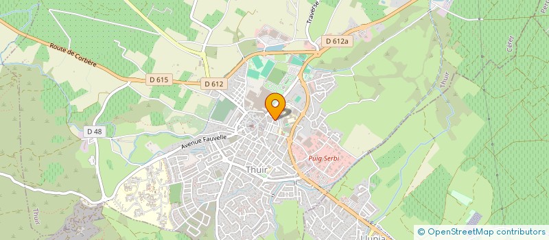 localisation de l'entreprise SYNDIC COPRO RES LE PARC  THUIR