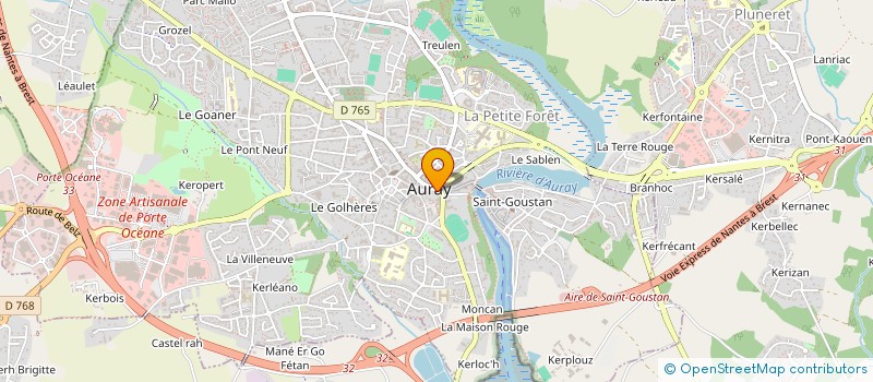 localisation de l'entreprise SYNDIC COPRO RES LE PAVILLON D'AURAY à AURAY