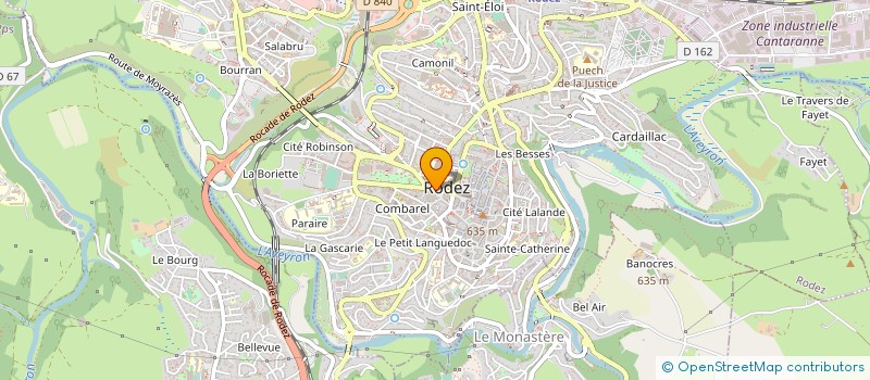 localisation de l'entreprise SYNDIC COPRO RES LE RUY BLAS  RODEZ