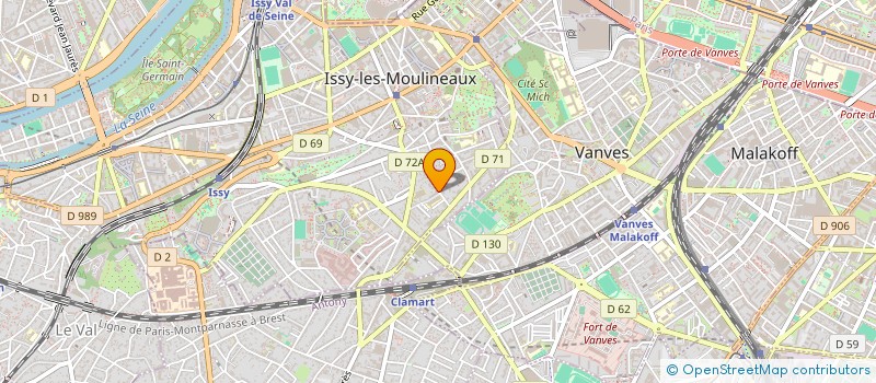 localisation de l'entreprise SYNDIC COPRO RES LES ALLEES MATISSE à ISSY-LES-MOULINEAUX