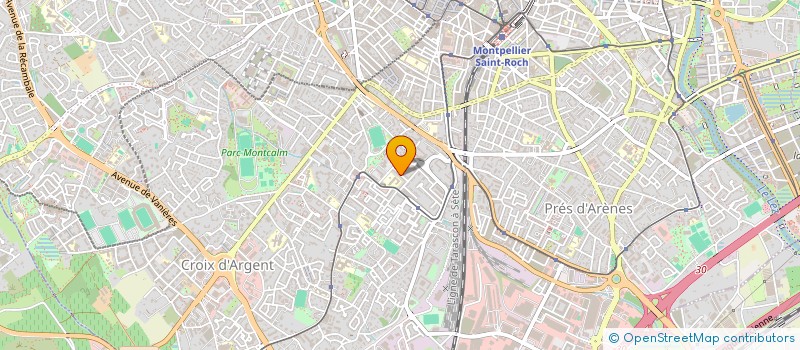 localisation de l'entreprise SYNDIC COPRO RES LES AMANDIERS à MONTPELLIER