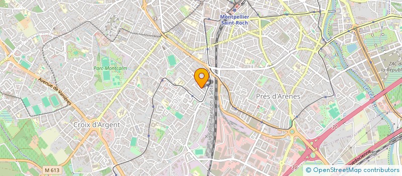 localisation de l'entreprise SYNDIC COPRO RES LES BOULEAUX II à MONTPELLIER