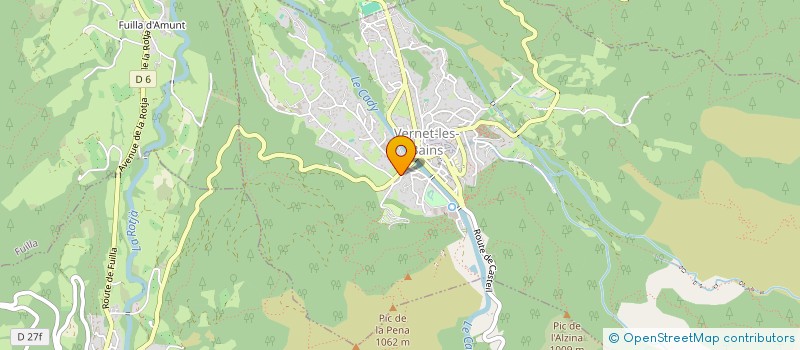 localisation de l'entreprise SYNDIC COPRO RES LES MINES BEL HORIZON  VERNET-LES-BAINS