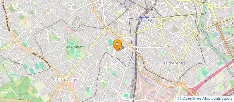 localisation de l'entreprise SYNDIC COPRO RES LES ORMEAUX I à MONTPELLIER