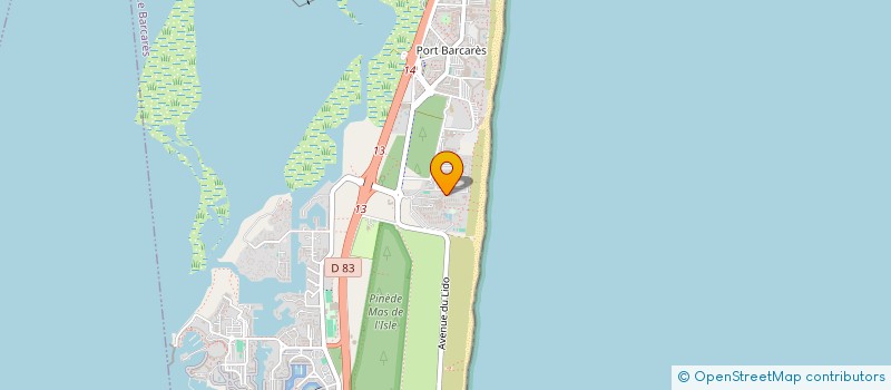 localisation de l'entreprise SYNDIC COPRO RES PORTES CATALOGNE  LE BARCARES