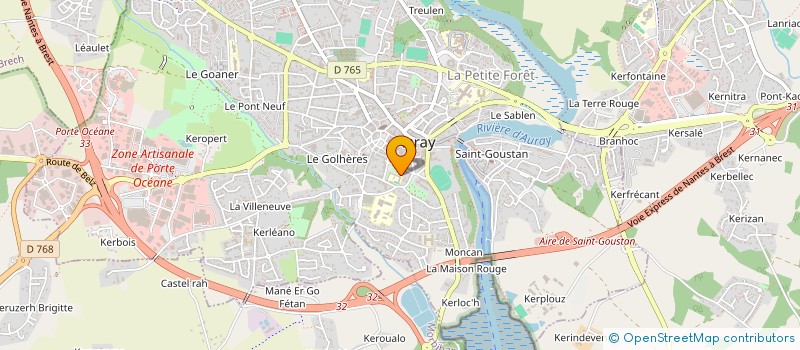 localisation de l'entreprise SYNDIC COPRO RES TRICORS 2 à AURAY