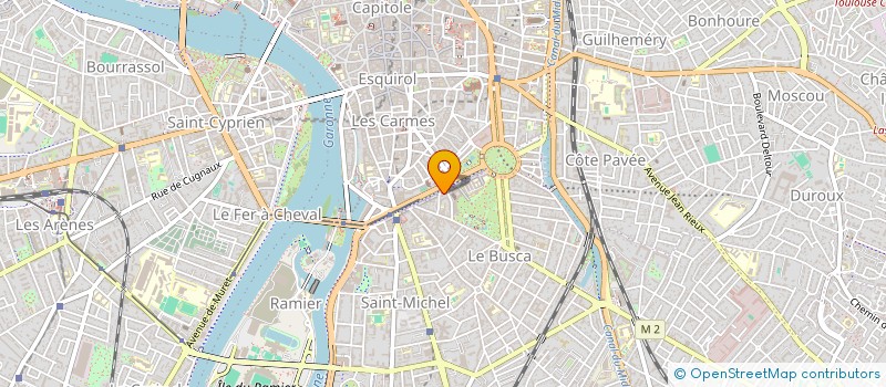 localisation de l'entreprise SYNDIC COPRO RESID LE JARDIN DES PLANTES  TOULOUSE