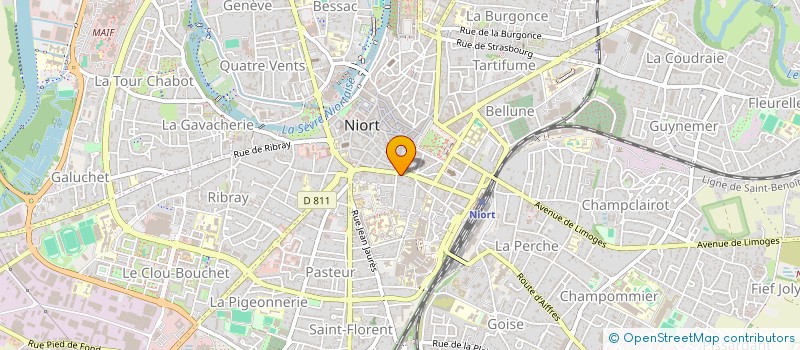 localisation de l'entreprise SYNDIC COPRO RESIDENCE 24 FEVRIER  NIORT