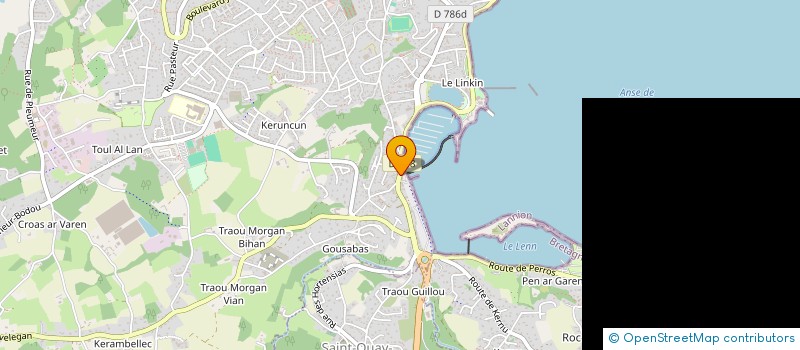 localisation de l'entreprise SYNDIC COPRO RESIDENCE DU QUAI à PERROS-GUIREC