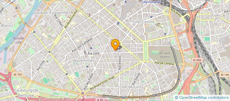 localisation de l'entreprise SYNDIC COPRO RESIDENCE FLEURUS à LILLE