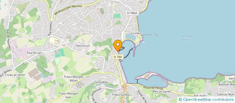 localisation de l'entreprise SYNDIC COPRO RESIDENCE HUNIERS à PERROS-GUIREC