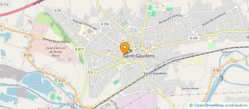 localisation de l'entreprise SYNDIC COPRO RESIDENCE LA ROSERAIE à SAINT-GAUDENS