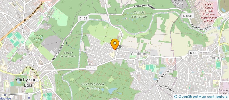 localisation de l'entreprise SYNDIC COPRO RESIDENCE LES MARGUERITES  COUBRON