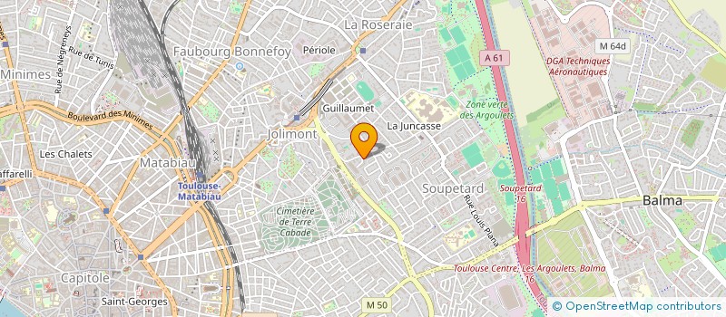 localisation de l'entreprise SYNDIC COPRO RESIDENCE MENUISIERE à TOULOUSE