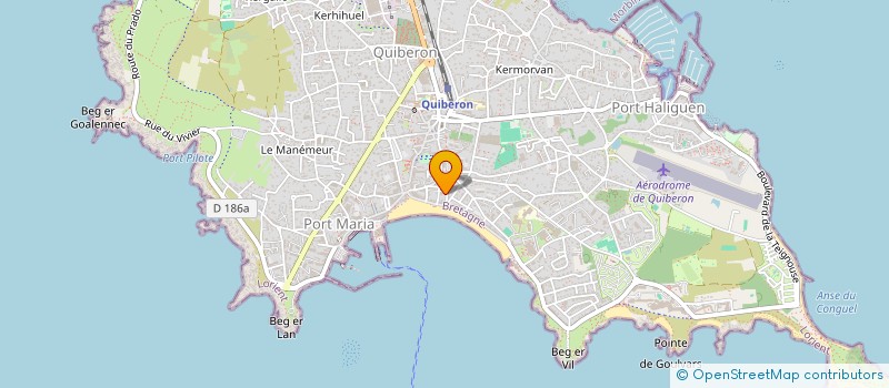 localisation de l'entreprise SYNDIC COPRO RESIDENCE ST CORNELY  QUIBERON