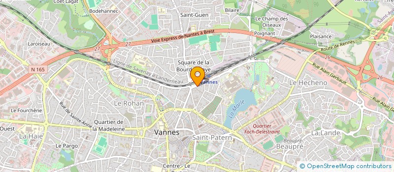 localisation de l'entreprise SYNDIC COPRO RESIDENCE ST EXUPERY à VANNES