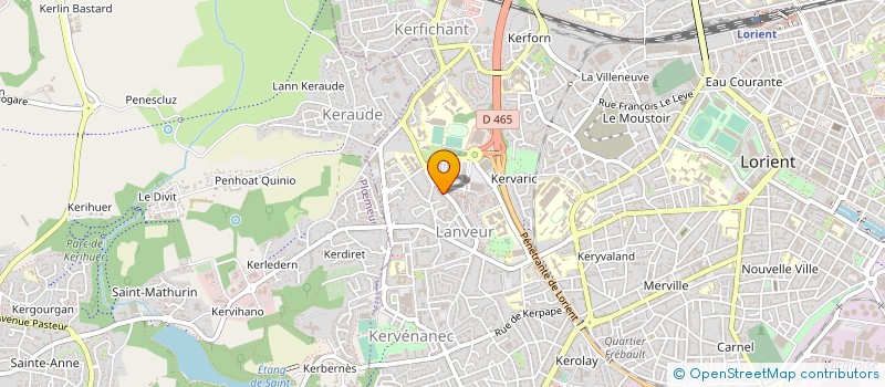 localisation de l'entreprise SYNDIC COPRO RESIDENCE STUDILAT  LORIENT