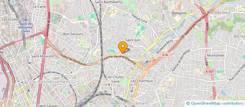 localisation de l'entreprise SYNDIC COPRO RESIDENCE VERLAINE à MARSEILLE
