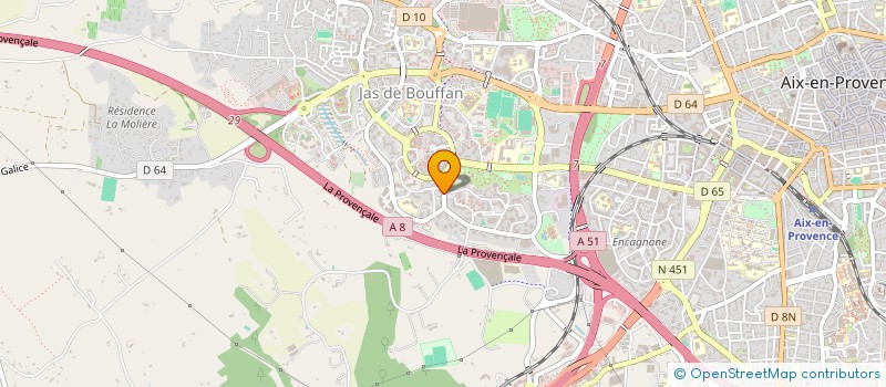 localisation de l'entreprise SYNDIC COPRO RIOU à AIX EN PROVENCE