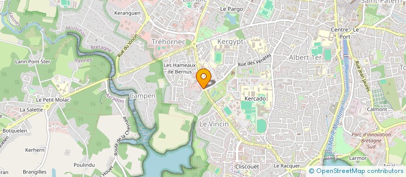 localisation de l'entreprise SYNDIC COPRO SCI KERNOGUET à VANNES