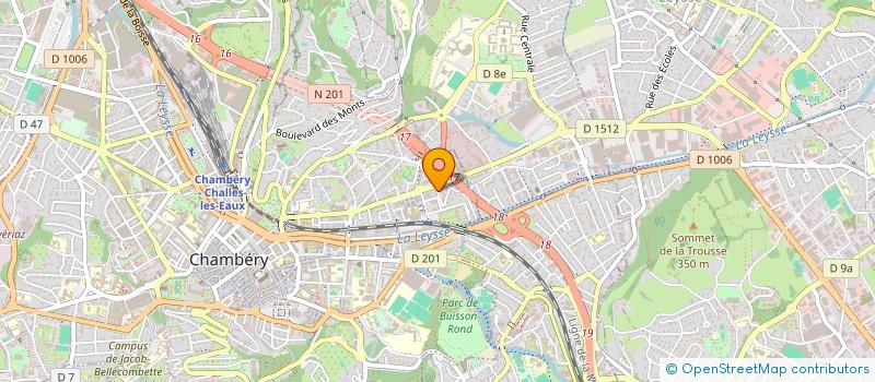 localisation de l'entreprise SYNDIC COPRO SQUARE JOPPET 1  CHAMBERY