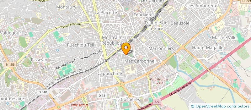 localisation de l'entreprise SYNDIC COPRO ST ANNE A.B.C.D.E  NIMES