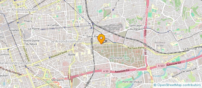 localisation de l'entreprise SYNDIC COPRO ST PIERRE  MARSEILLE