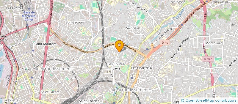 localisation de l'entreprise SYNDIC COPRO SUPER BEAUVOIR à MARSEILLE
