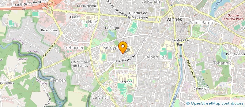 localisation de l'entreprise SYNDIC COPRO TERRASSES SAINT FIACRE à VANNES