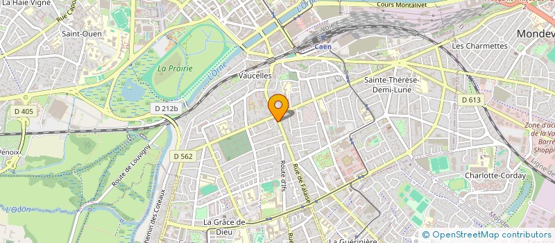 localisation de l'entreprise SYNDIC COPRO TOURAINE à CAEN