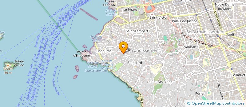localisation de l'entreprise SYNDIC COPRO VILLAGE FRIOUL  MARSEILLE 7EME