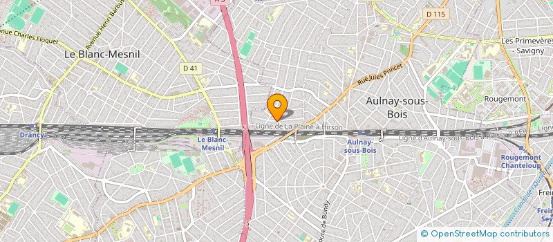 localisation de l'entreprise SYNDIC COPRO VOSGES à AULNAY-SOUS-BOIS