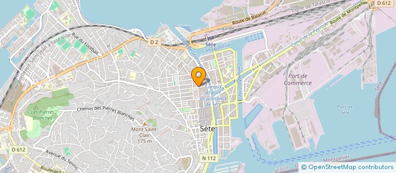 localisation de l'entreprise SYNDIC COPROI RES LE DOGE  SETE