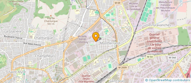 localisation de l'entreprise SYNDIC COPROP 012 PL RODADE  CLERMONT-FERRAND