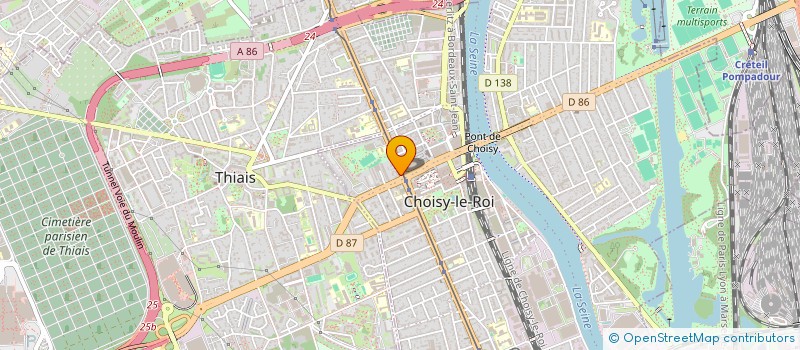 localisation de l'entreprise SYNDIC COPROP 1 BD DES ALLIES à CHOISY-LE-ROI