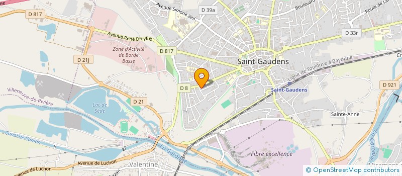 localisation de l'entreprise SYNDIC COPROP 1 RUE DE LA RESISTANCE à SAINT-GAUDENS