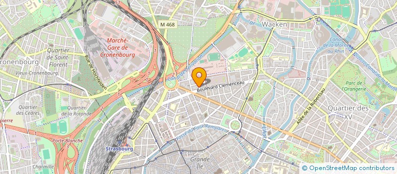 localisation de l'entreprise SYNDIC COPROP 1 RUE DE NEUWILLER à STRASBOURG