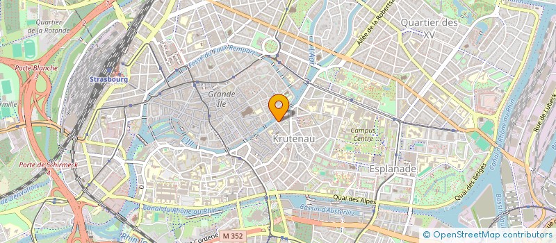localisation de l'entreprise SYNDIC COPROP 1 RUE DES BATELIERS à STRASBOURG
