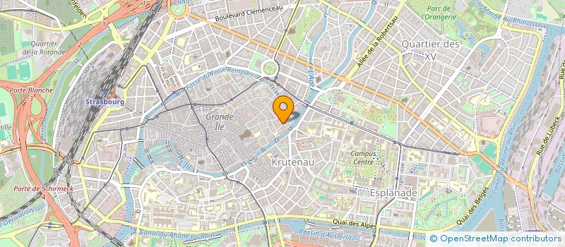localisation de l'entreprise SYNDIC COPROP 1 RUE SAINT ETIENNE à STRASBOURG