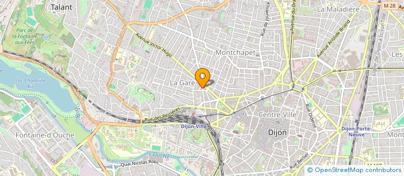 localisation de l'entreprise SYNDIC COPROP 10 GUILLAUME TELL  DIJON