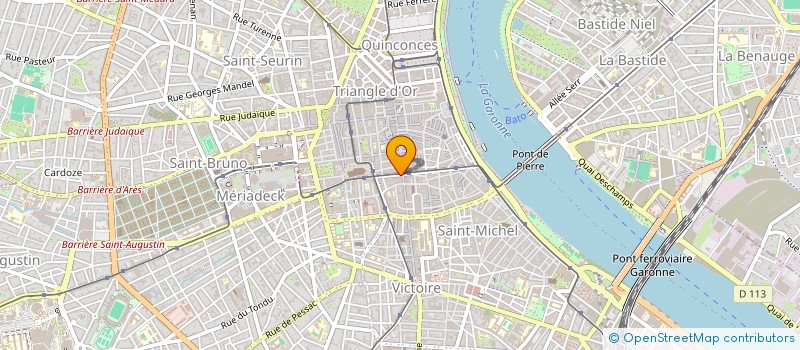 localisation de l'entreprise SYNDIC COPROP 104 CRS ALSACE LORRAINE  BORDEAUX