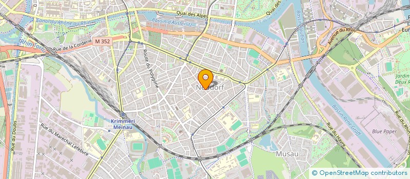 localisation de l'entreprise SYNDIC COPROP 107 RUE DE BALE à STRASBOURG