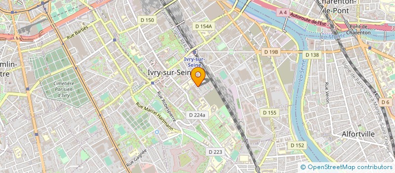 localisation de l'entreprise SYNDIC COPROP 11-13 RUE TRUILLOT à IVRY-SUR-SEINE