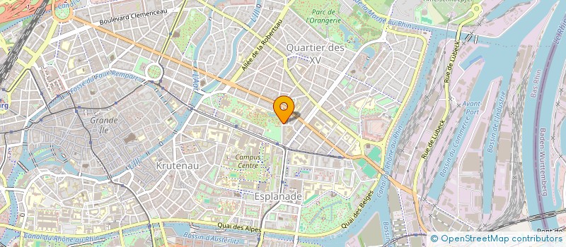 localisation de l'entreprise SYNDIC COPROP 11 R DE L OBSERVATOIRE à STRASBOURG