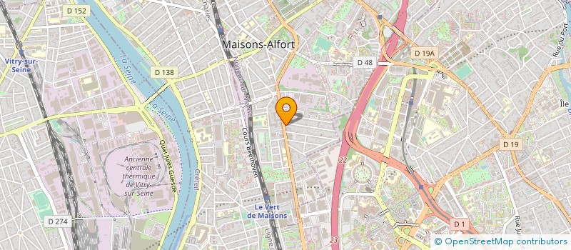 localisation de l'entreprise SYNDIC COPROP 127 RUE JEAN JAURES  MAISONS-ALFORT