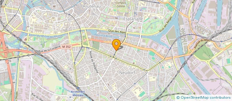 localisation de l'entreprise SYNDIC COPROP 13-15 RUE DU LANDSBERG à STRASBOURG