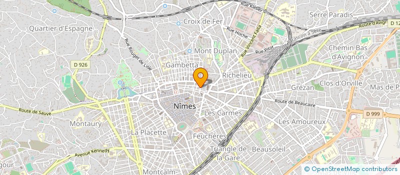 localisation de l'entreprise SYNDIC COPROP 13 PLACE DU CHATEAU  NIMES