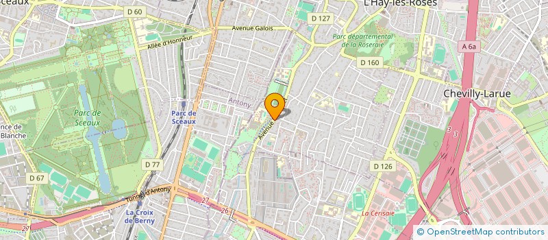 localisation de l'entreprise SYNDIC COPROP. 137 AV FLOUQUET à L'HAY-LES-ROSES