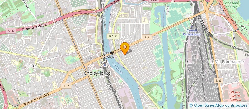 localisation de l'entreprise SYNDIC COPROP 14 RUE CHEVREUL à CHOISY-LE-ROI