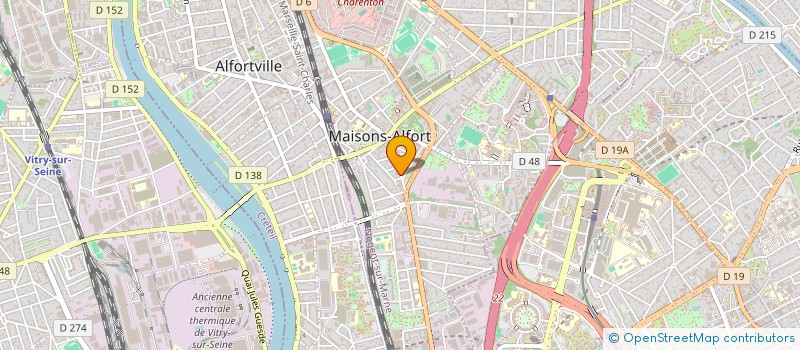 localisation de l'entreprise SYNDIC COPROP 142 RUE JEAN JAURES à MAISONS-ALFORT
